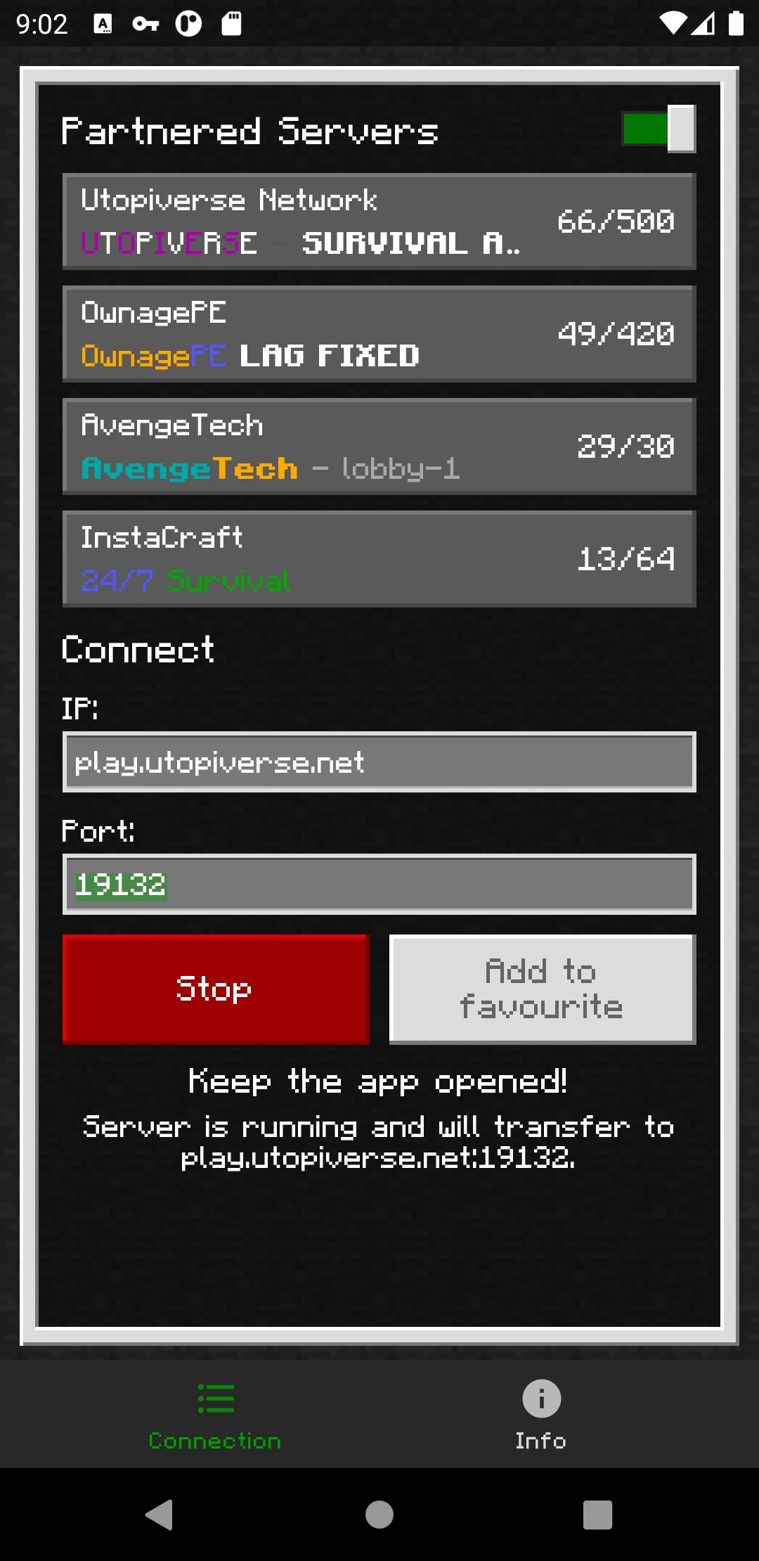 BedrockTogether for Minecraft screenshot